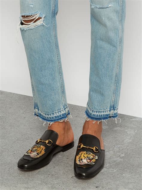 gucci red loafers men|Gucci backless loafers men.